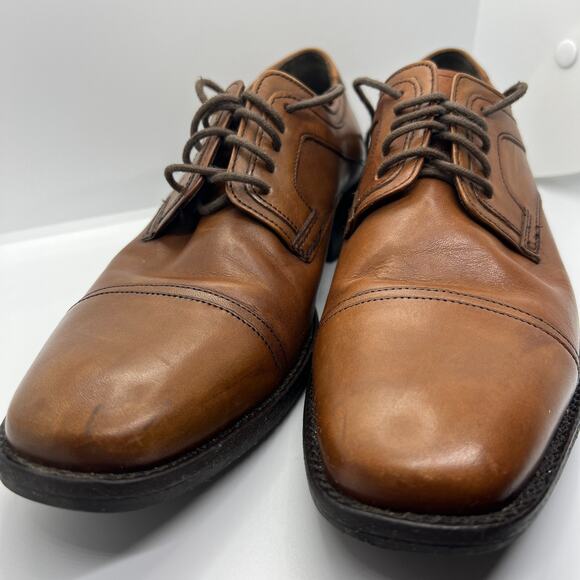 Johnston & Murphy Brown Dress Shoes Men’s 8M Leather Cap Toe 20‑1276 India main image 13